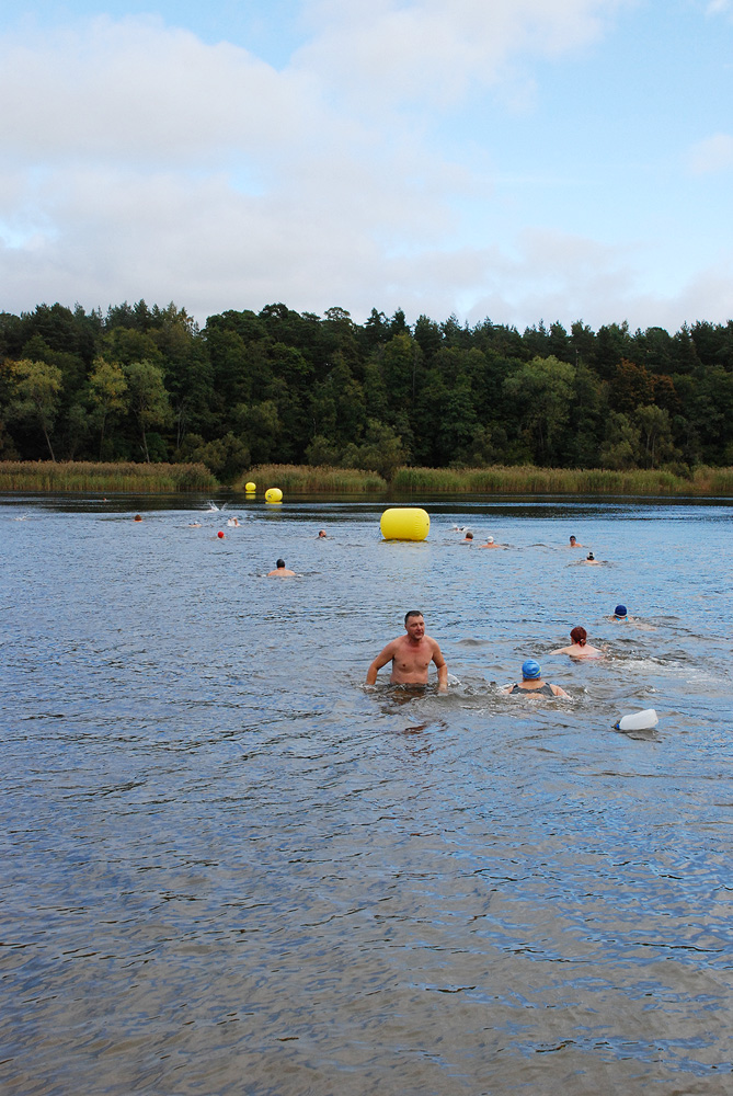 28 сентября в Пярну состоялся первый осенний этап по плаванию в открытой воде