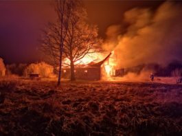 В Пярнумаа при пожаре в жилом доме погиб мужчина